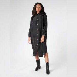 Vintage Ports International Wool Shirt Dress